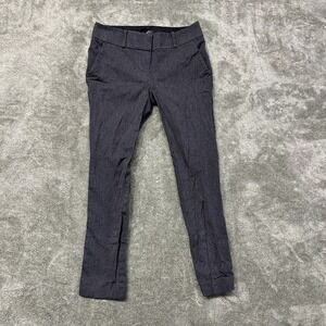 Ann Taylor Loft‎ Petites Womens Pants Size 00P Marissa Skinny Gray Dress Pants
